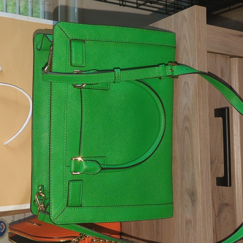 Green Michael Kors Handbag - Picture 2 of 2